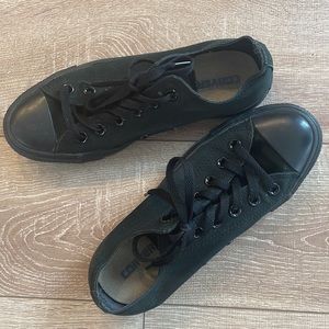 Black Monochrome Converse